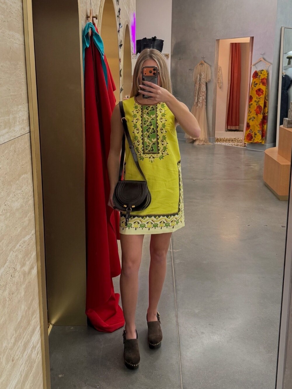 Alemais Bridgette Mini Dress in Citrus - Picture 5 of 8